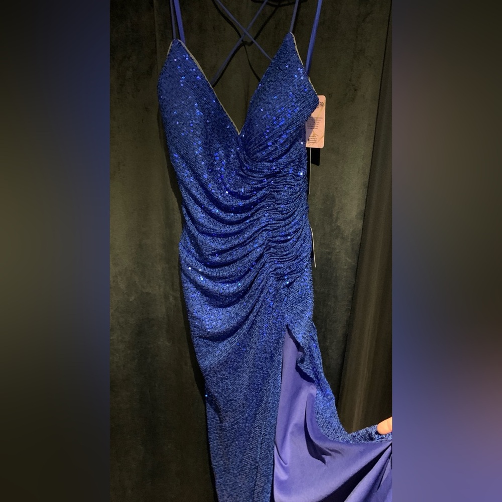 Blue Prom Dress - Picture 3 of 3